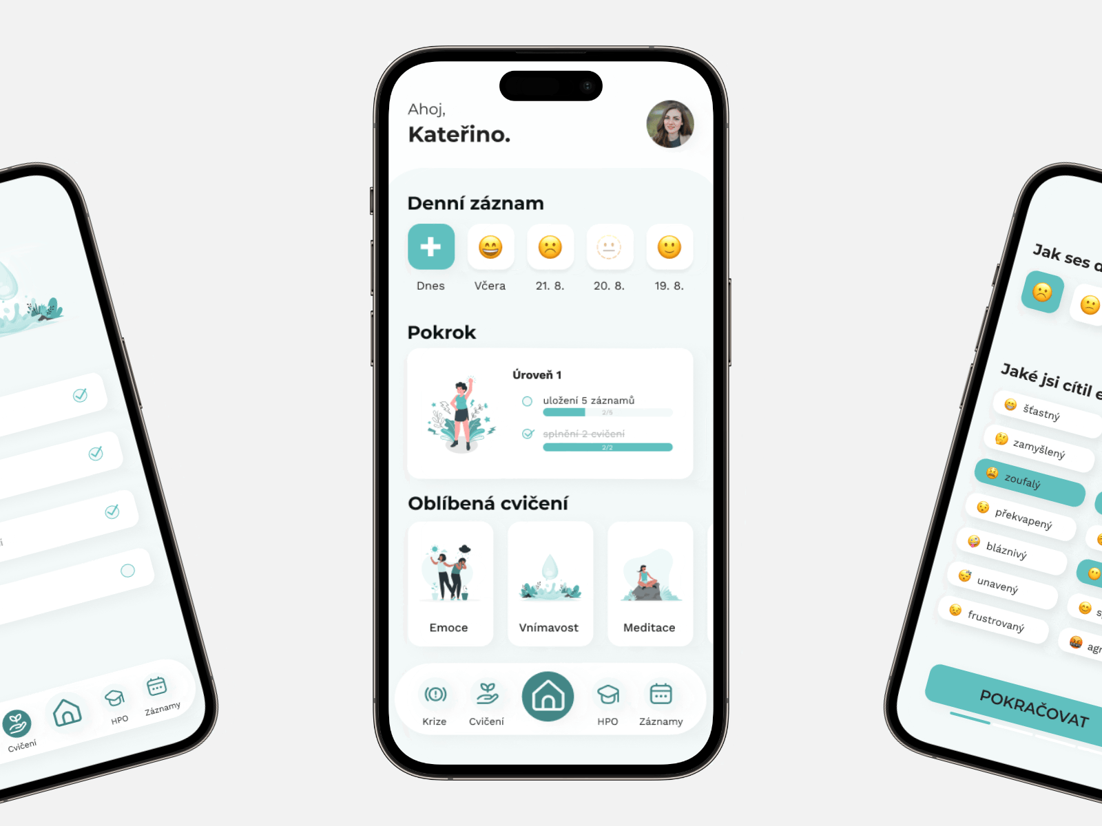 High-fidelity wireframes