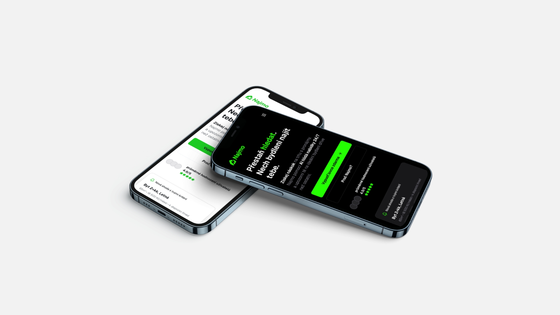 Najmo ukázka ligt and dark mode